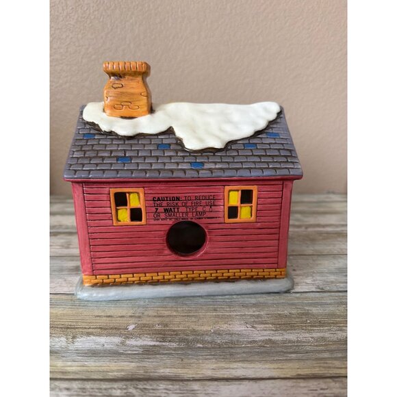 1988 Lefton Colonial Village Barbershop 06501 Lighted Bldg w/Cord + 2 Figurines - Picture 4 of 15